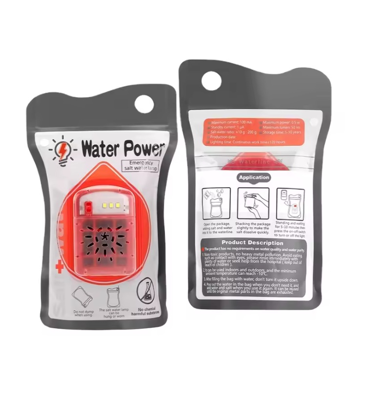 Salt water activated emergency lights Australia
