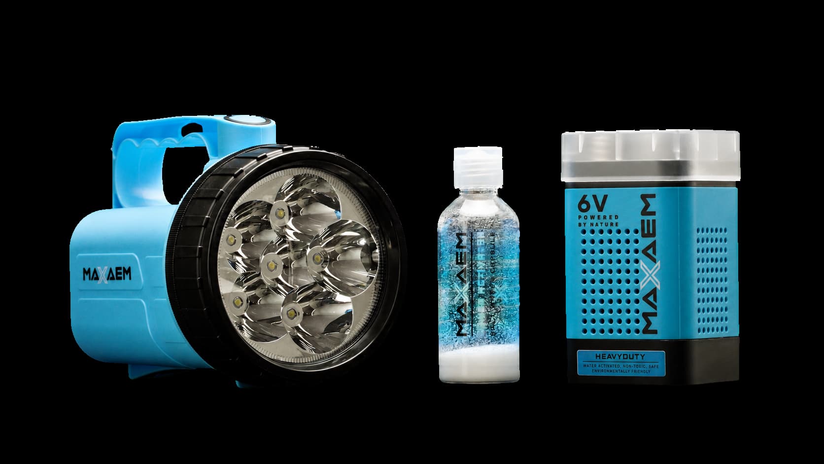 Disaster response torch and battery kit